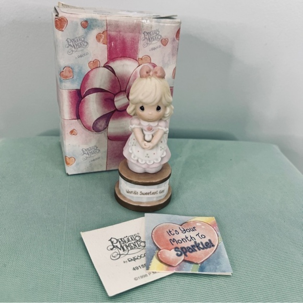 Precious Moments “World’s Sweetest Girl” Figurine (1998) with Original Box